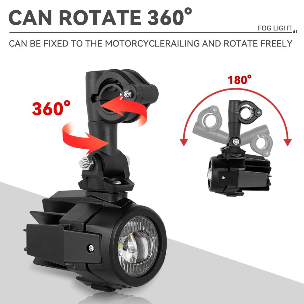 Вспомогательные фары Светодиодные прожекторы Фары для вождения Противотуманные фары для R1200GS F800GS K1600 Универсальные мотоциклетные 40 Вт 6000 К Противотуманные фары
