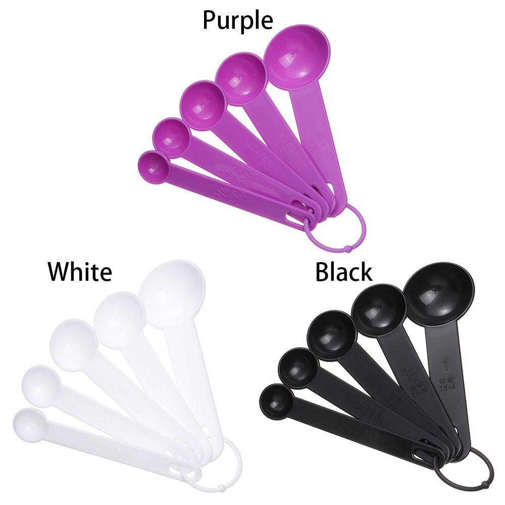 5pcs 5pcs Multi Purpose Cooking Measuring Spoons Cooking Accessories Plastic Handle Measuring Tools