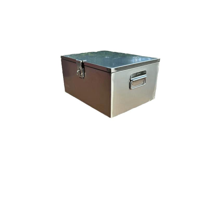 Запираемый ящик для инструментов из нержавеющей стали - Большой органайзер для крепления в автомобиль