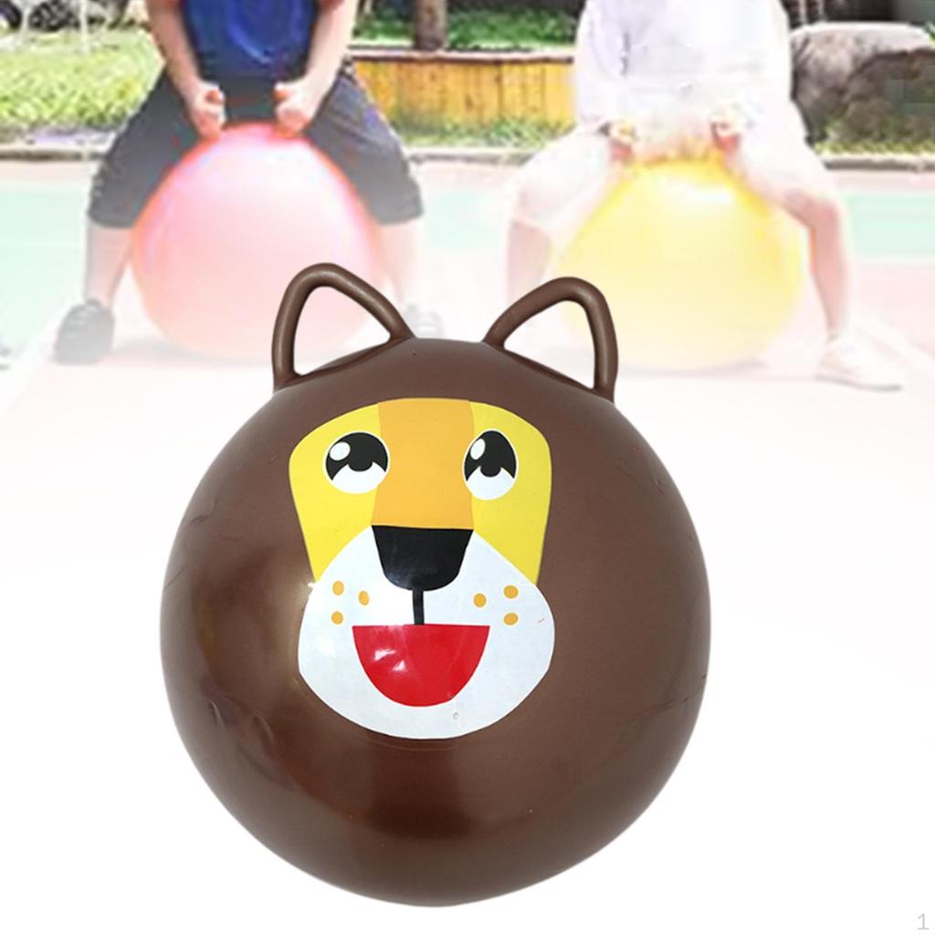 Мяч для прыжков, надувной, мультяшный, для детей, упражнения, диаметр 42 см, милая детская игрушка