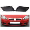 1 Pair Front Bumper Fog Light Cover Protector for Vauxhall Corsa C 2003-2006