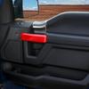 4x Red Inner Car Door Handle Decor Cover Trim For Ford F150 2015-20 Accessories