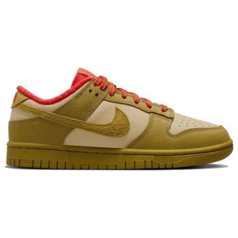 Nike Dunk Low Бронзовый Кунжутный Пикантный Красный Женские Кроссовки для Скейтбординга FQ8897-252