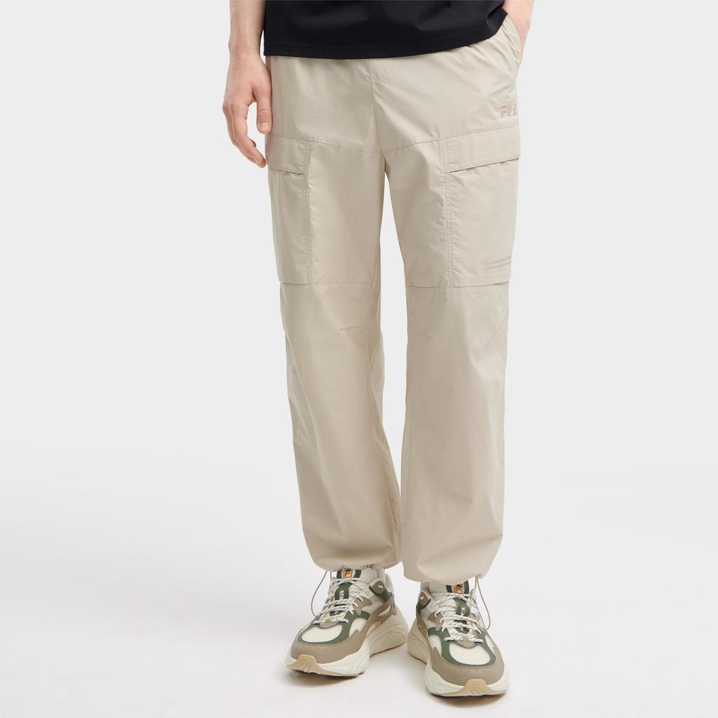 New FILA ORIGINALE Casual Pants Men's Cactus Gray/Pink F11M429809FLP