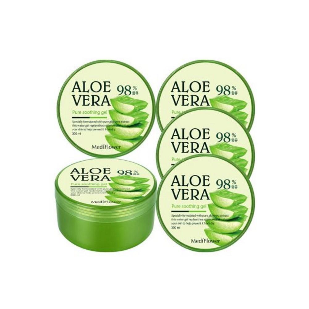 Успокаивающий гель Aloe Vera Fresh 300 мл x 5, 5 шт.