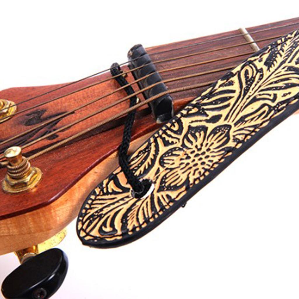 Ремень для гитары регулируемый наплечный ремень водонепроницаемая мягкая ПУ кожа для игры и переноски