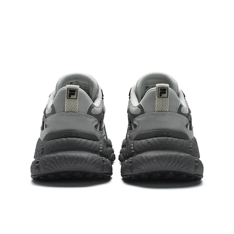 Fila Fern Fashion Sports Retro Versatile Non-Slip Durable Low-Top Casual Shoes Men Sneaker Feather-Gray F12M431110FFW