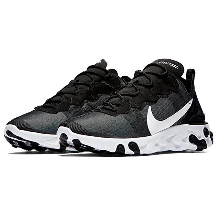 Nike Мужские кроссовки Nike React Element 55 'Black White' BQ6166-003