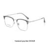 Danyang Men's Gold Rim Myopia Eyeglass Frames - Ultralight Comfortable Alloy Design