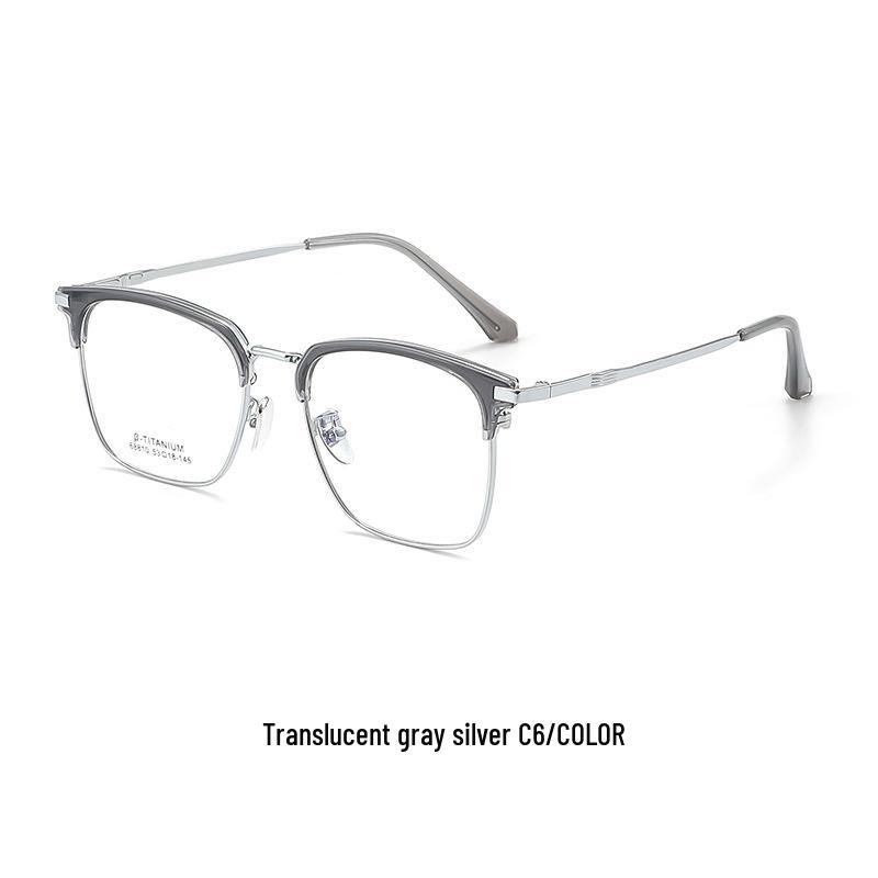 Danyang Men's Gold Rim Myopia Eyeglass Frames - Ultralight Comfortable Alloy Design