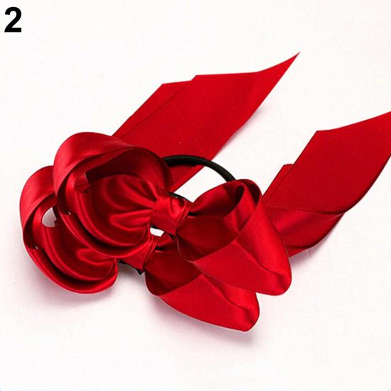2 шт. лента, веревка, бант, резинка для волос, эластичная повязка для волос, аксессуары для волос для девочек