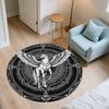 Griffin,Round Area Rug,Carpet Rug for Living Room Bedroom Sofa Playroom Decor,Non-slip Floor Mat