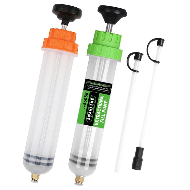 500Ml Car Oil Fluid Extractor Filling Syringe Bottle Transfer Fuel Extraction Liquid Oil Auto Manual Brake Oil Pump