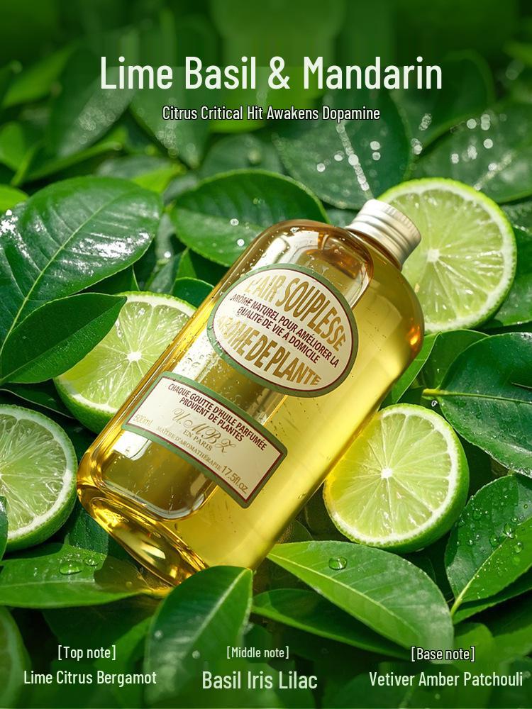 Green Lemon Basil Citrus Aromatherapy Refill for Flameless Car Diffuser & Bedroom