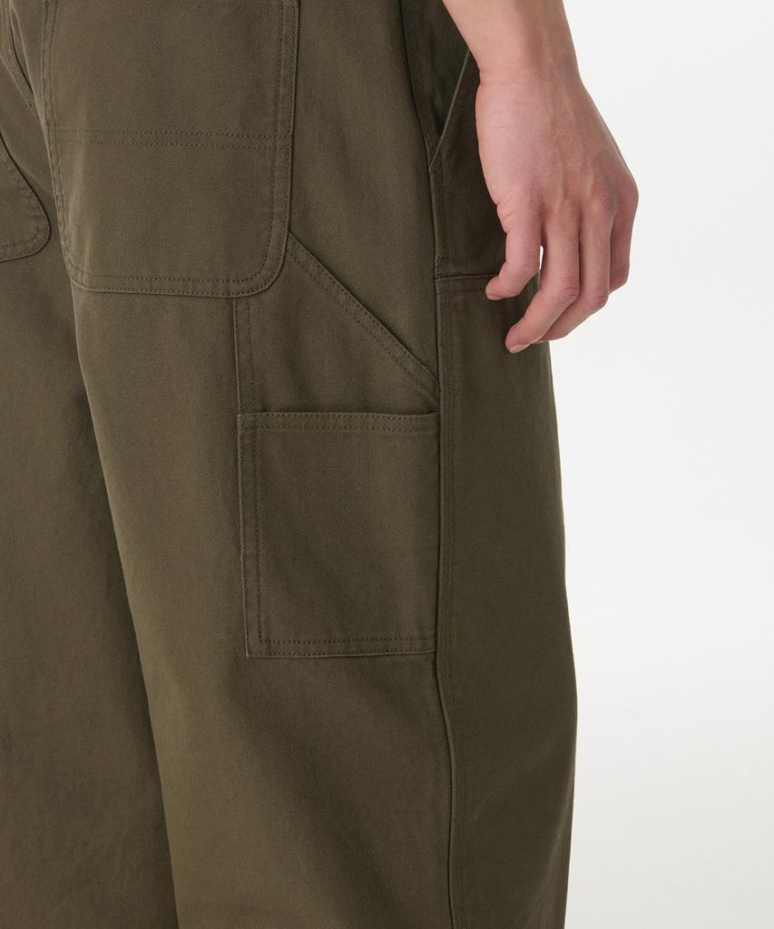 MUSINSA STANDARD Canvas Wide Double Knee Carpenter Pants [Khaki]