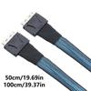 Кабель SFF-8611 PCIe SFF-8611 8I Штекер на SFF-8611 Штекер Кабель-удлинитель данных 50 см/100 см для внешней видеокарты
