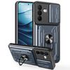 For Samsung Galaxy A36 5G Case PC+TPU Kickstand Phone Back Cover with Camera Slider