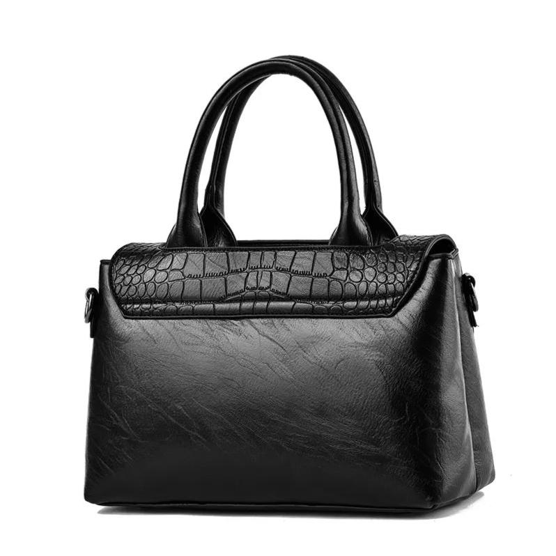 Кожаная сумка темперамента, модная женская сумка через плечо, кожаная сумка для покупок