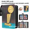 400pcs/900pcs NBA Superstar Card Album Book Folder 4/9 Card Slots Collections Zipper Double Pocket Zipper Card Binder Holder