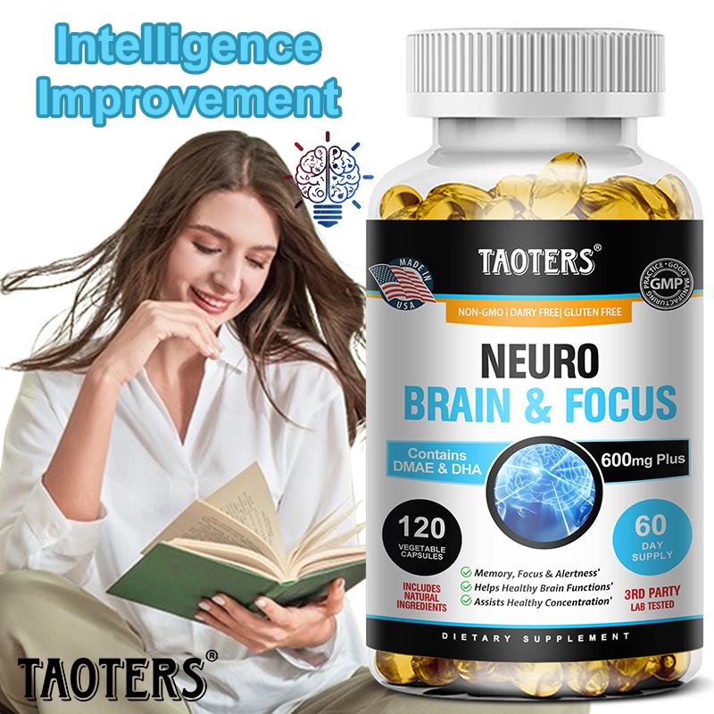 Капсулы Neuro Brain Концентрация Комплекс Улучшение Памяти и Концентрации 120 Капсул