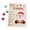 Christmas Roll-a-Santa Puzzle Game Xmas Family Gathering Game Santa Pieces Puzzle Rolls The Dice Place The Santa Pieces According to The Number