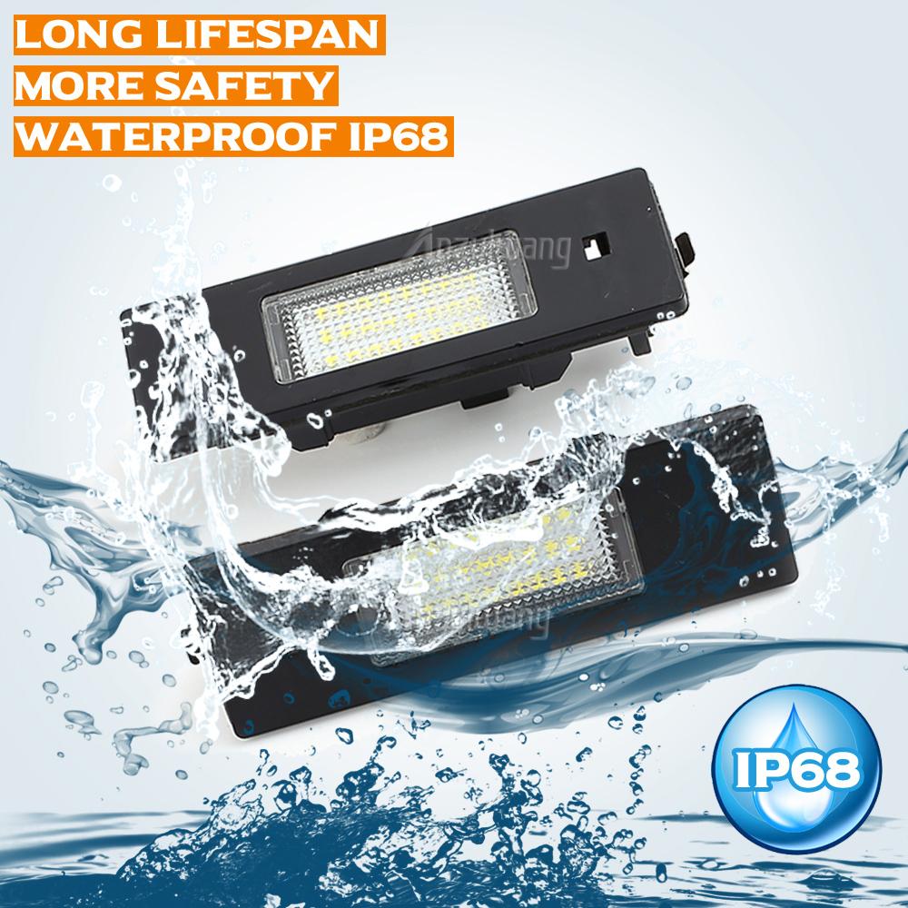 Светодиодный светильник номерного знака для BMW E81 E85 E86 E87 E36 без ошибок Canbus автомобильные аксессуары автомобильная лампа 6500K белый автомобильный свет