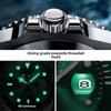 Мужские водонепроницаемые спортивные часы Douyin Luminous Green - Серия Ghost