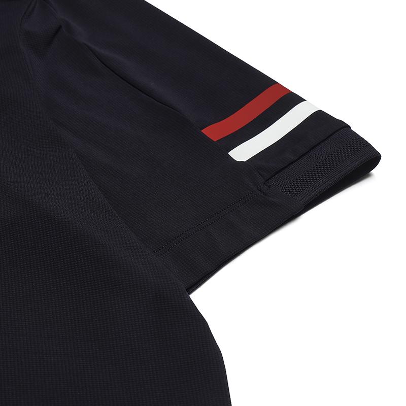 Fila Теннис Простой Повседневный Спорт Удобный Вязаный С Коротким Рукавом Рубашка-поло Grand Slam Мужские топы Королевский-синий A11M533138F-NV