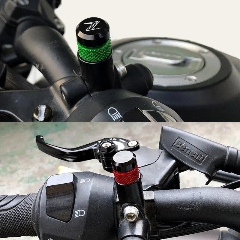 Для Kawasaki Z900 Z1000 Z750 Z650 Z800 Z400 Z1000SX Z900RS Z250 Z300, заглушки для зеркал мотоцикла, винты, колпачки, крышка зеркального отверстия