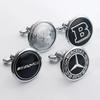 KSCO4 45mm Car Front Emblem Badge Modified Bonnet Chrome Hood Cover for Mercedes Benz AMG W203 W204 C E S Class W210 W211 W220