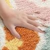 40*60cm Cute Flower Bathroom Rug, Machine Washable Bathroom Floor Mat, Extra Soft Absorbent Non-Slip Bath Rug