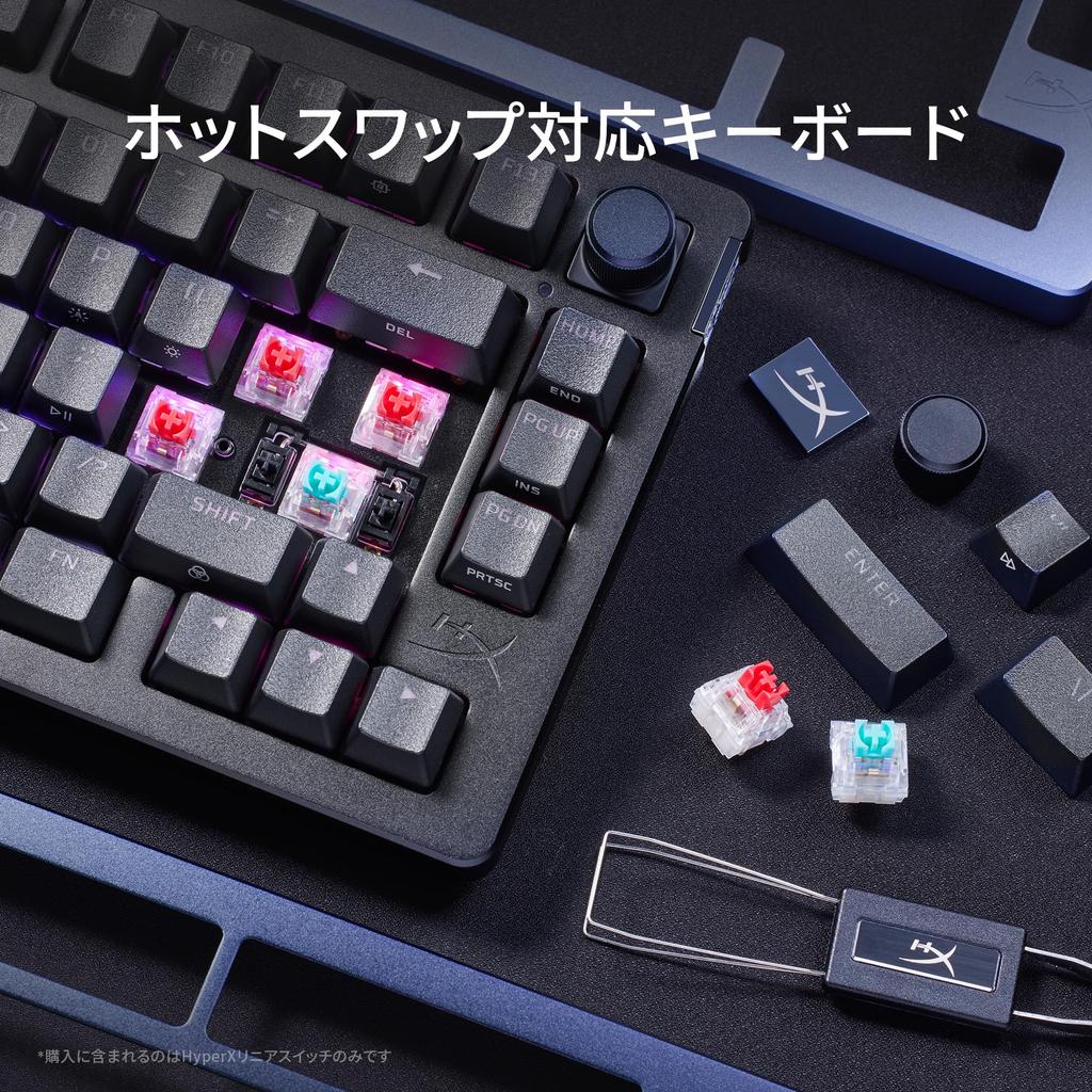 HyperX Alloy Rise Gaming Keyboard Official Japanese Distributor Product (Japanese Layout) - (7G7A3AA#ABJ)