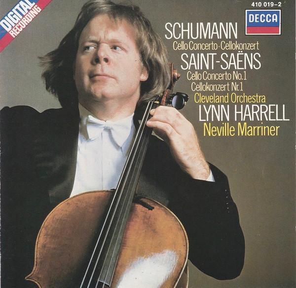 CD SCHUMANN, SAINT-SAENS; HARRELL - Cello Concerto 4100192 Decca 1983 Germany Classical Used
