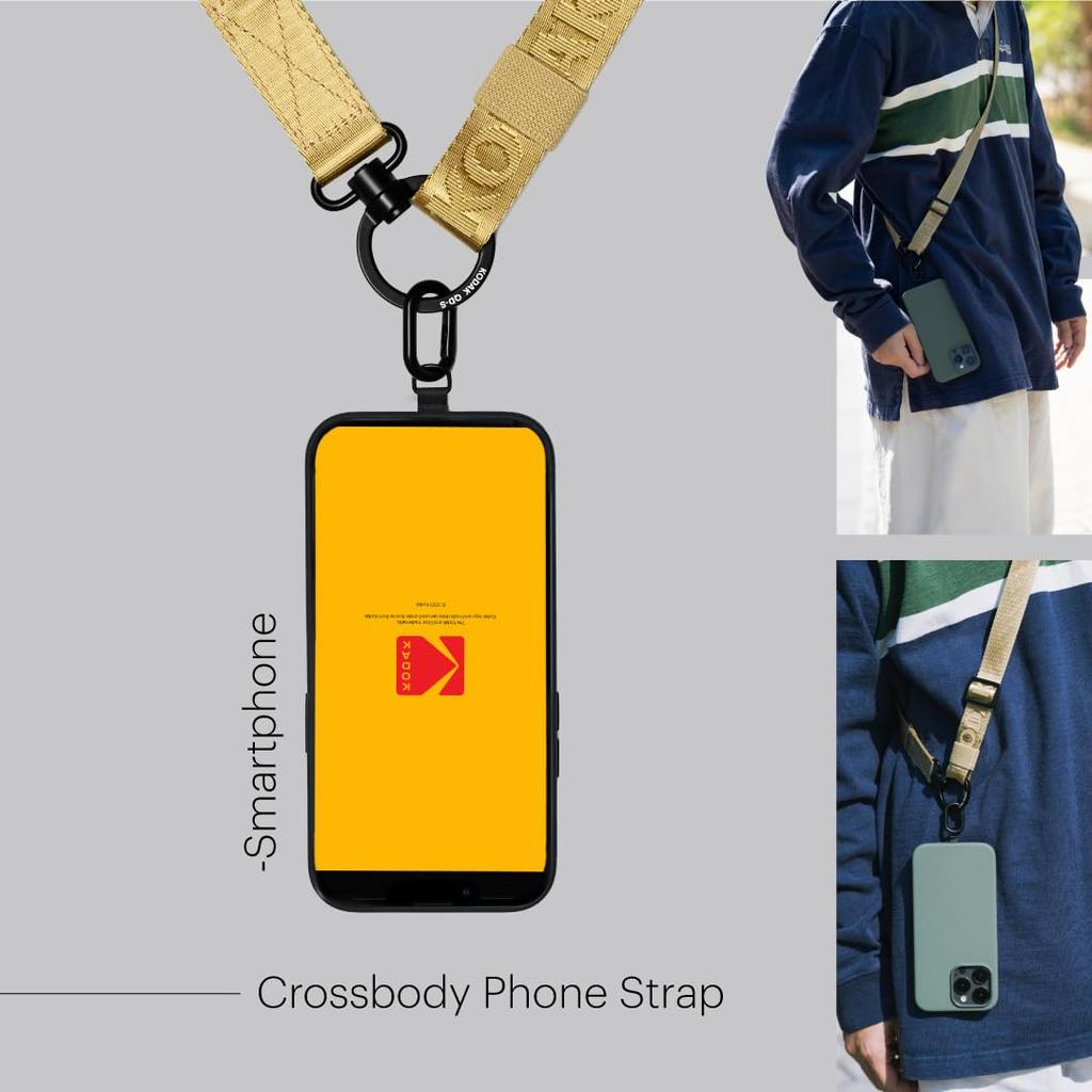 KODAK Camera Strap Quick Durable Metal Easy To Adjustable for SLR Compact and Unisex Multi-Purpose (Burgundy) - Release, Lightweight, Swivel, Use,