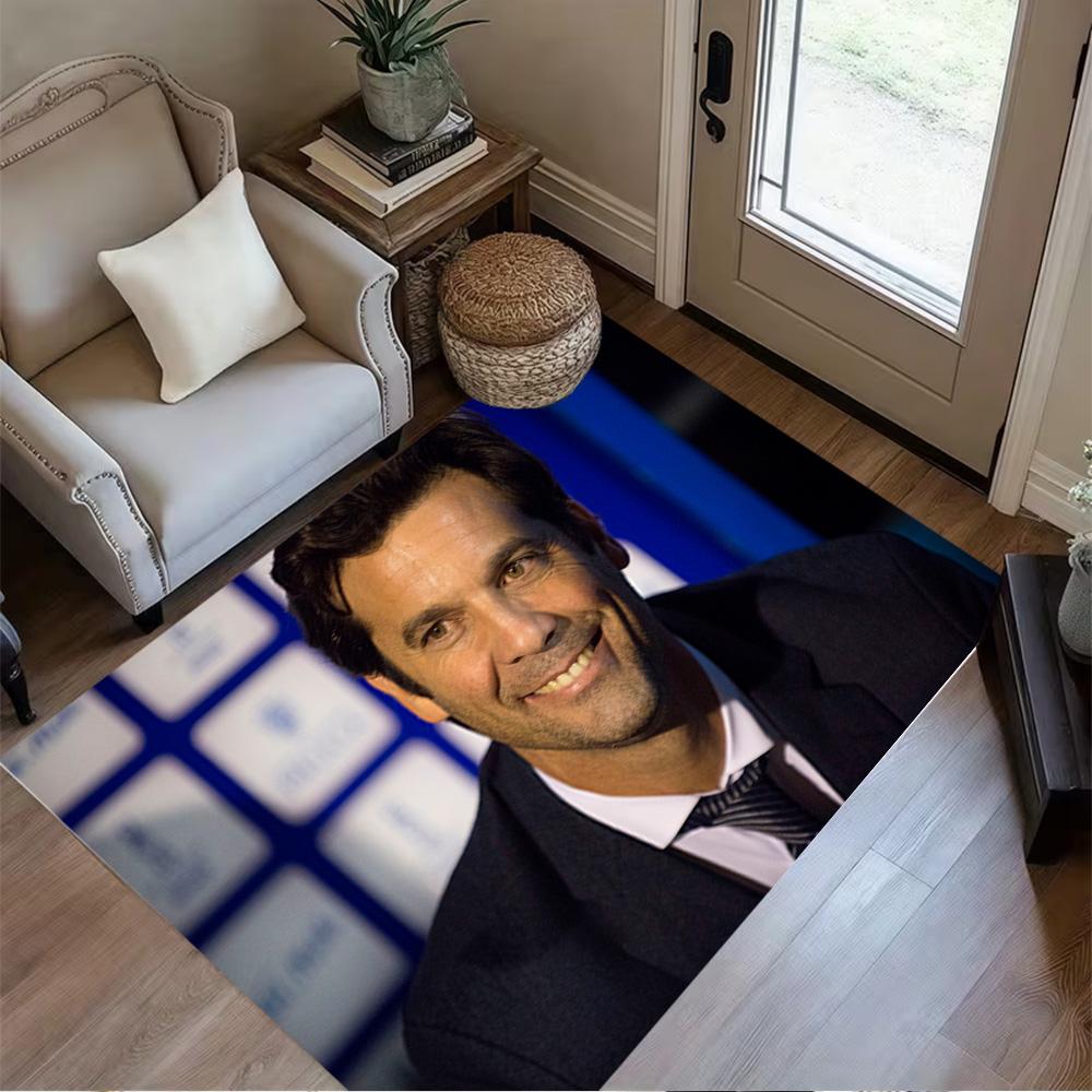 Player White Jersey Gesturing. Area Rug Design for Living Rooms Dormitory Hallway Entryway Antislip Carpet Anime Office Decor Wedding Party Gift
