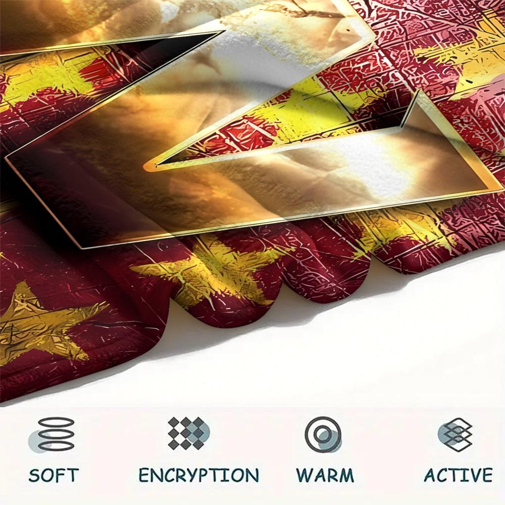 Washington Commanders Print Flannel Blanket, High quality Comfortable for All Seasons, Home Decor, Warmth and Comfort, Perfect for Christmas Gifts