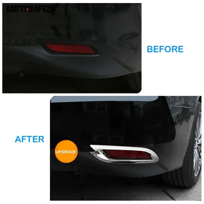 Accessories For Toyota Camry XV70 2017- Chrome Rear Fog Light Lamp Cover Trim Fuel Tank Cap Oil Filler Cover Trim