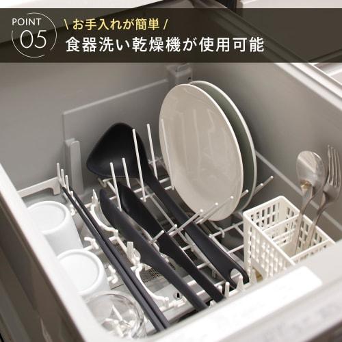 Marna Easy-Scooping Ladle, Medium (Clam Shape/Gently Fits Curves), Silicone Ladle, Kitchen Utensil, Dark Gray, K800DGY