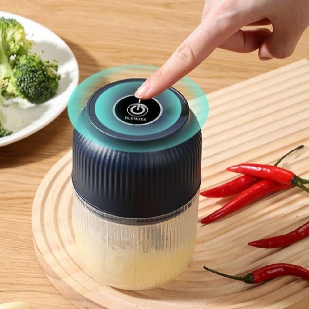 Wireless Electric Vegetable Chopper Portable Kitchen Food Chopper Garlic Crushing