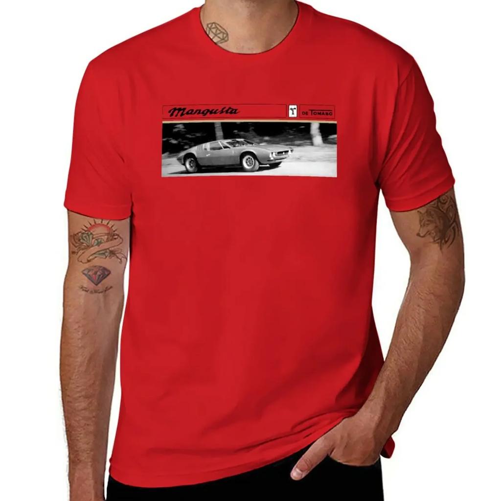 DE TOMASO MANGUSTA T-Shirt quick-drying tops summer clothes designer t shirt men