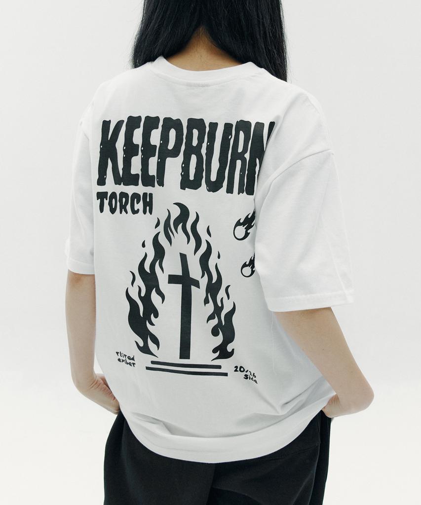 Футболки Tochi Keep Burn Белые