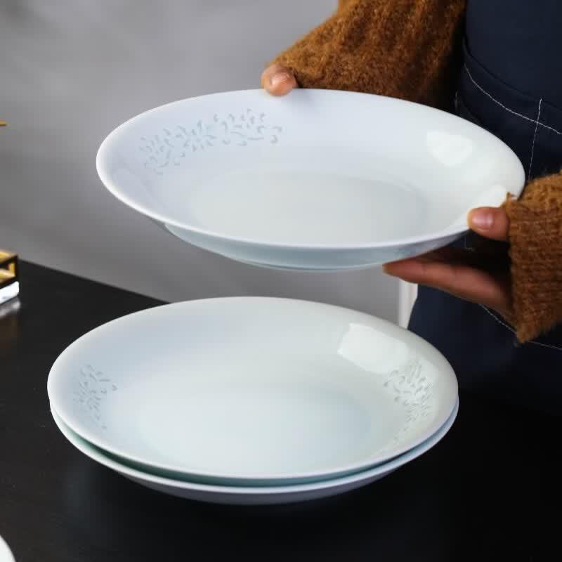 Цинляновые обеденные тарелки Jingdezhen 'Лунная ночь'