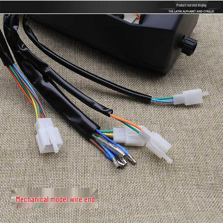 Yibai Ke Панель приборов мотоцикла Электромеханический счетчик WY125-A-C-F