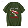 kiss Me Under The Missile Toad T Shirt Funny Xmas Frog Santa Meme Vintage Winter vintage Washed Casual Versatile