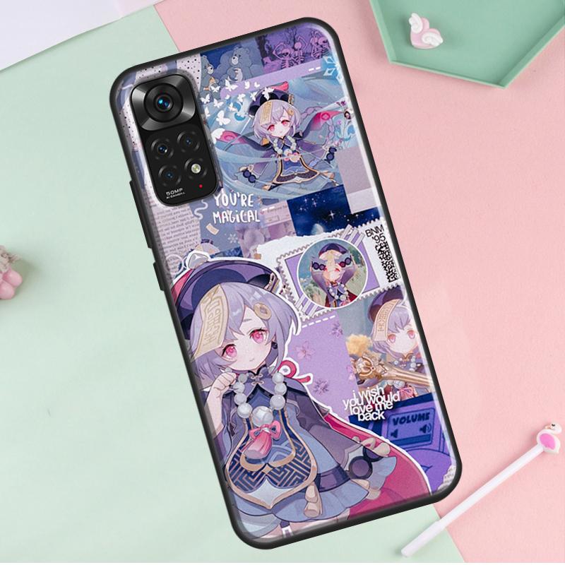 Qiqi Klee Genshin Impact For Redmi Note 12 Pro Plus Cover For Redmi Note 10 8 9 11 Pro 12S 11S 10S 9S 9C 10C 12C Case