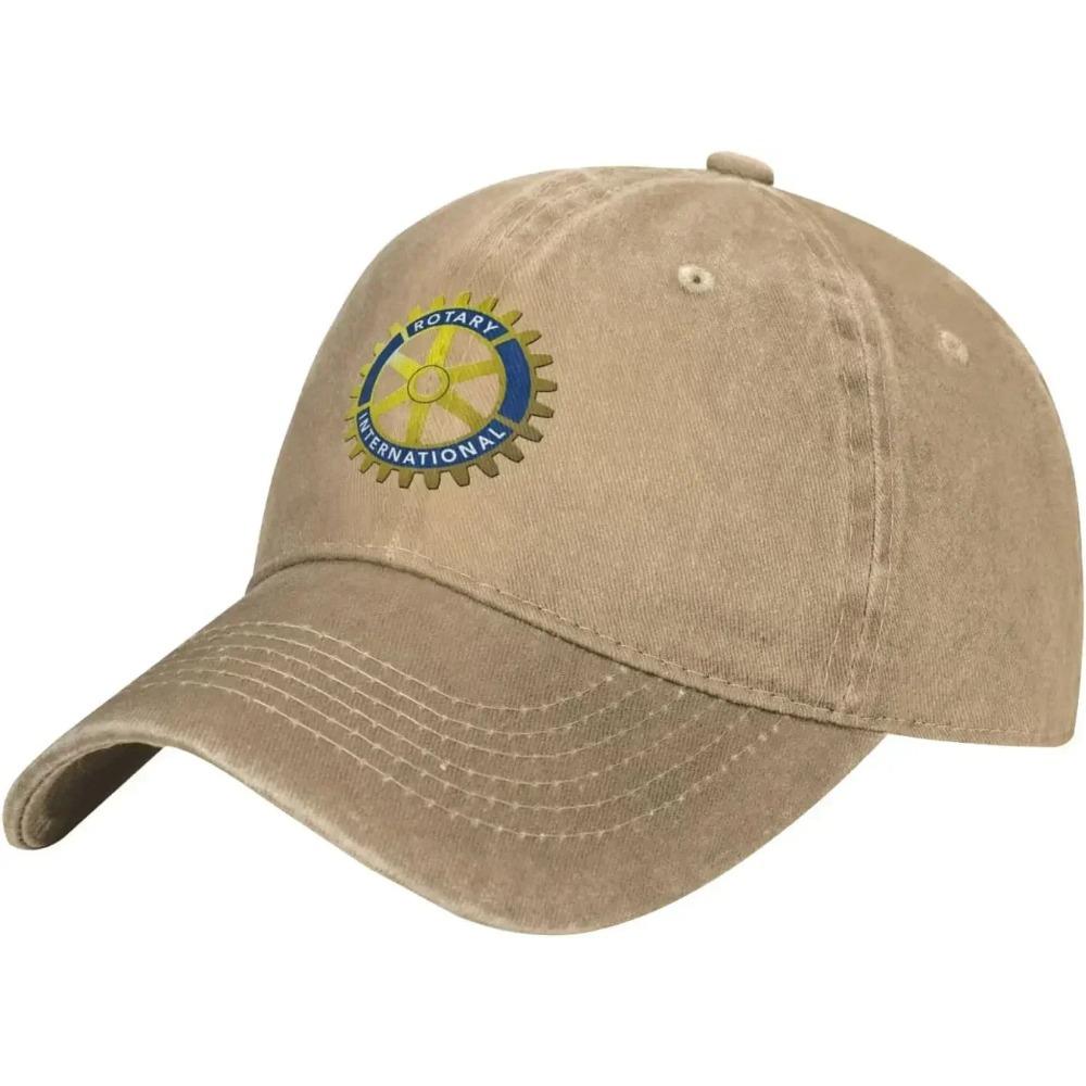 Rotary-International Hat Adjustable Baseball Cap Cotton Cowboy Hat, Fashionable for Man Woman