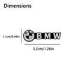 4pcs Car Speaker Audio Aluminum 3D Emblem Badge Stickers Decals For BMW M 3 4 5 6 7 Series F30 G20 G22 G23 G26 F10 G30 GT G32 X1 XJBRL1