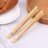 2Pcs Magnetic Bamboo Toast Tongs Wooden Tongs Durable And Stylish Kitchen Tool For Bread, Fruits, Cheese