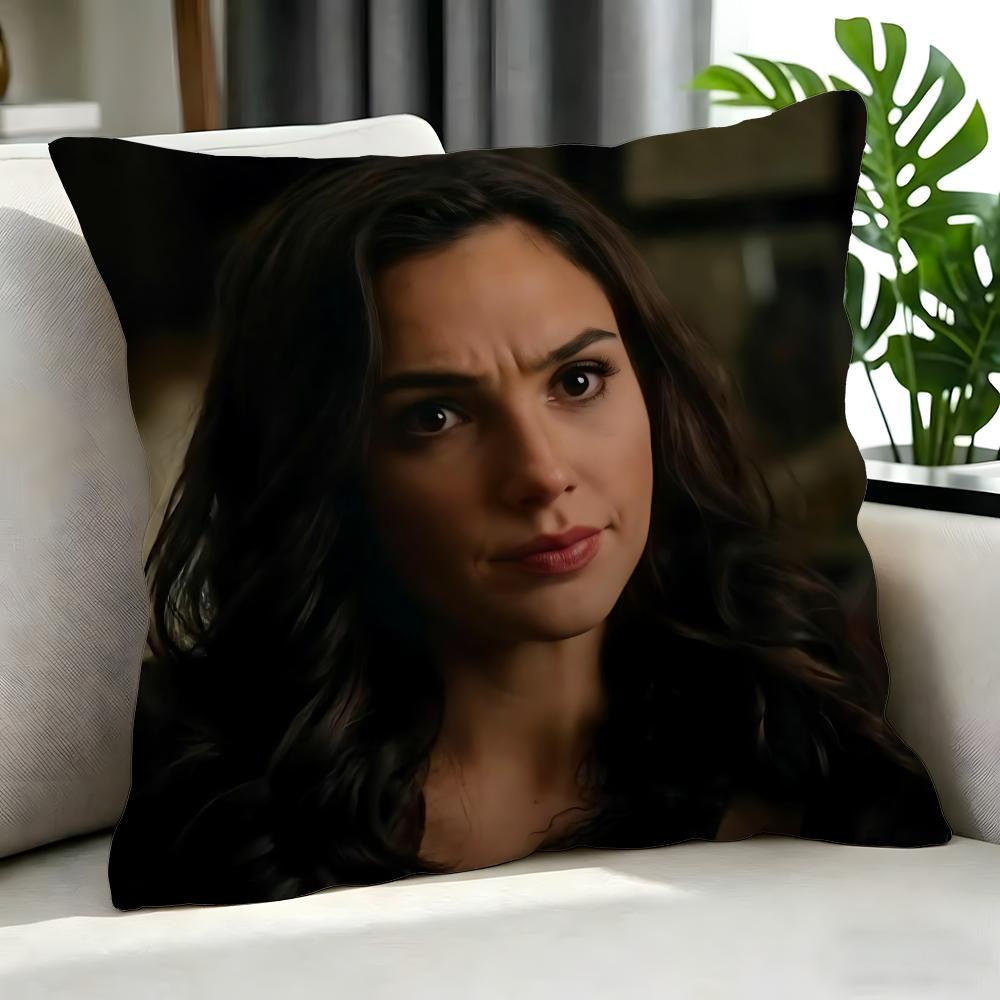 Movie Gal Gadot Cushion Cover Cushion Cover Set 4Pcs 50X50 45X45 40X40 Pillowcase Decorative Sofa Home Decor