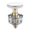 Basin Drains Universal Metal Filter Valve Pop-up Drainer Waster Stopper Bathtub Strainer Plug Hair Catchers Bathroom Accessories